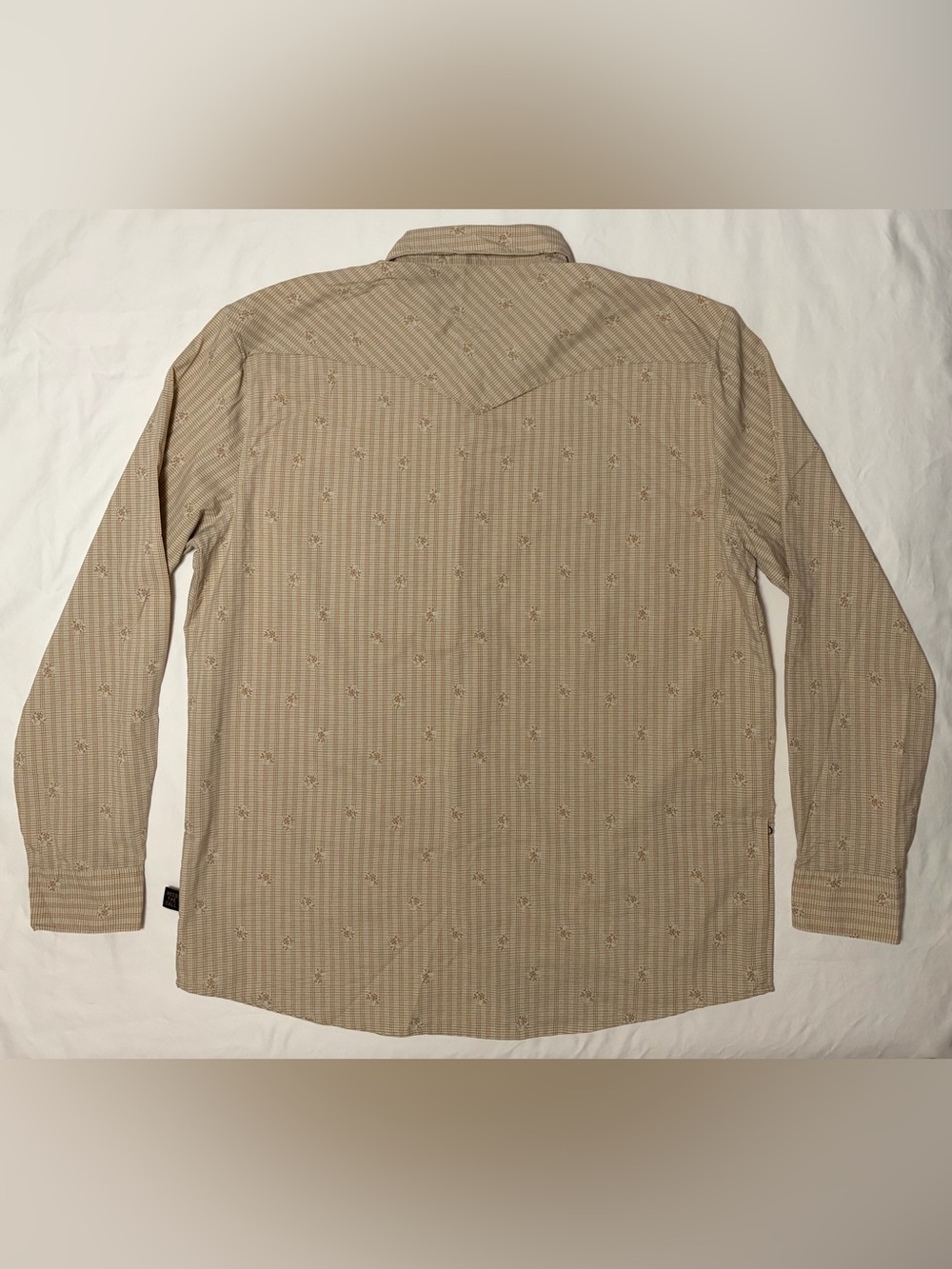 Howler Brothers Men's H Bar B Tech Floral Grid Snap Button-Down Shirt - Picture 10 of 12